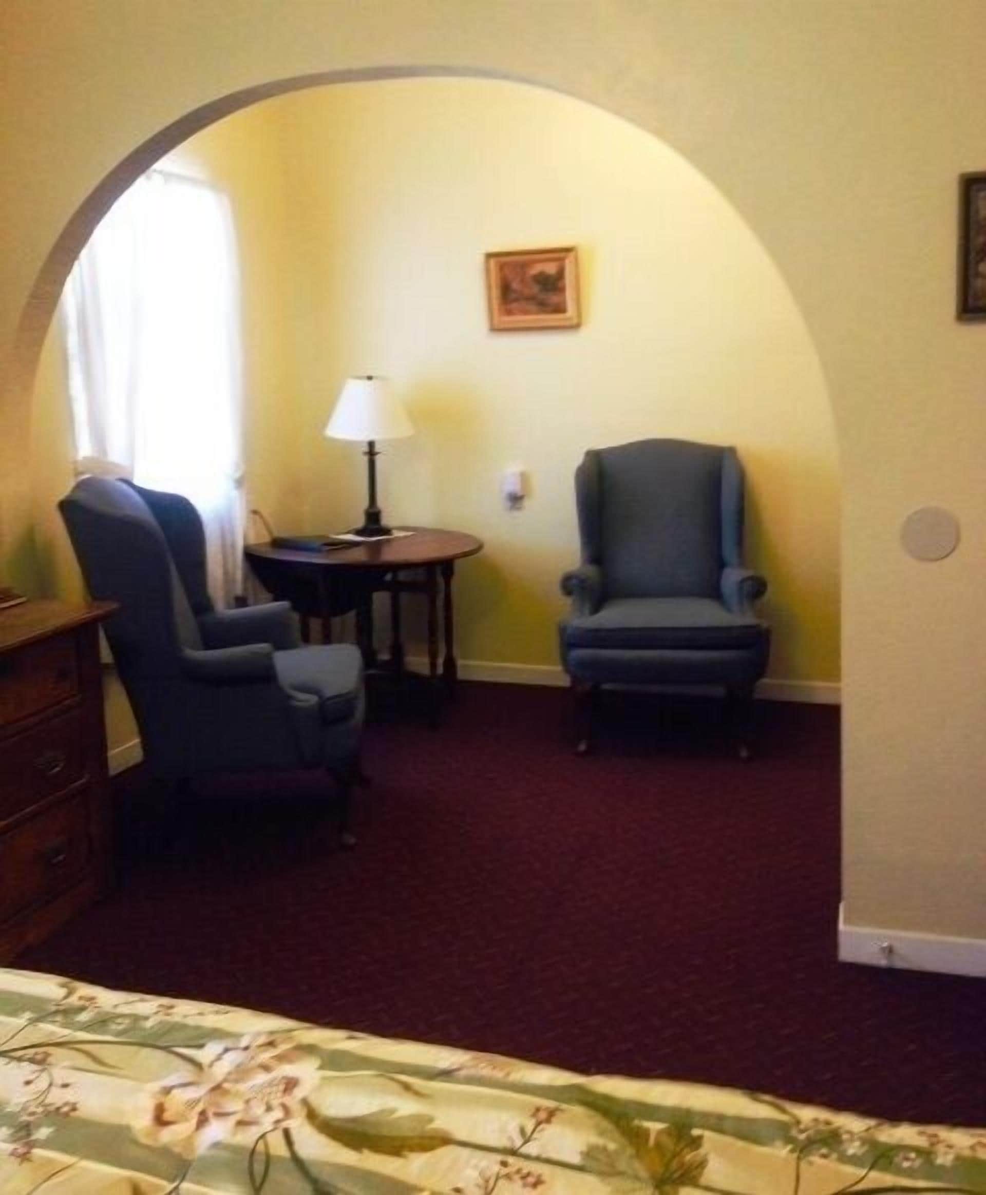 superior suite, 1 king bed, kitchenette | living area | tv