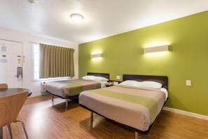 Blackout drapes, free WiFi, bed sheets