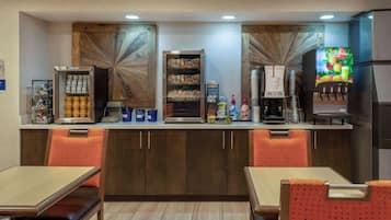 Free daily on-the-go breakfast