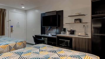 Memory foam beds, individually decorated, individually furnished, desk