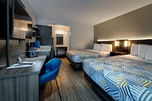 Memory foam beds, individually decorated, individually furnished, desk