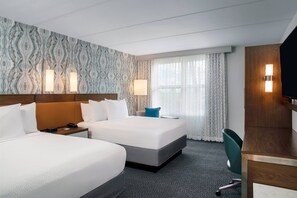 In-room safe, desk, laptop workspace, blackout drapes