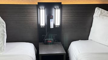 Iron/ironing board, WiFi, bed sheets, alarm clocks