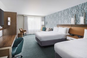 In-room safe, desk, laptop workspace, blackout drapes
