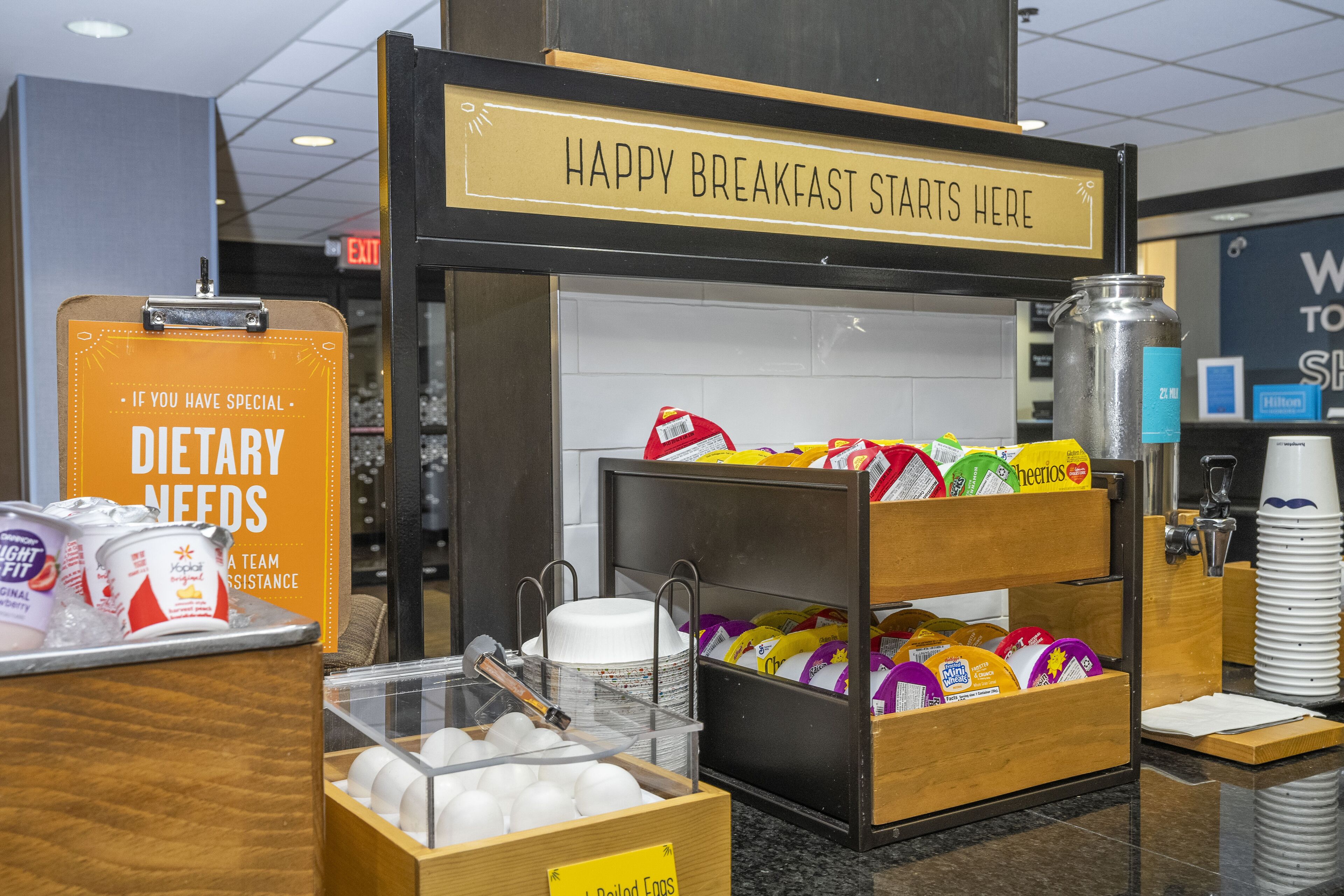 free daily buffet breakfast