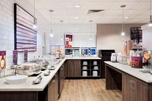 Free daily buffet breakfast