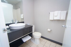 Badkar/dusch och handdukar