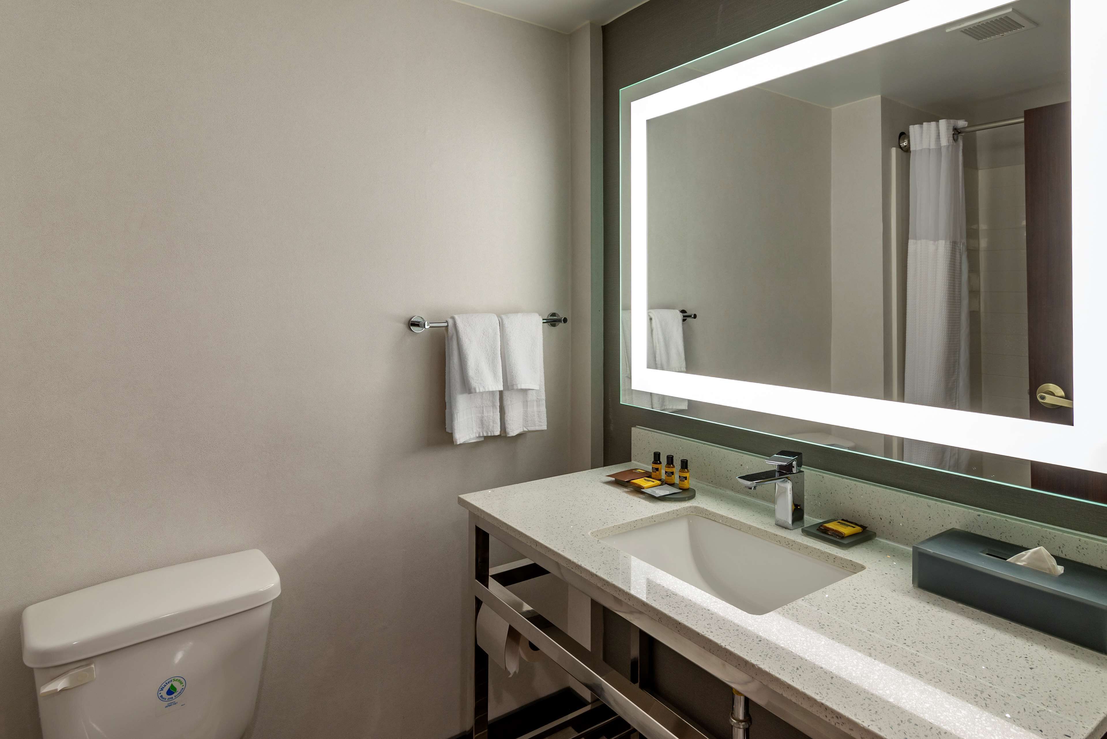 standard room, 2 queen beds, non smoking, refrigerator & microwave | bathroom | free toiletries, hair dryer, towels