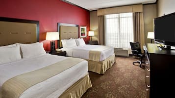 Sengetøy av topp kvalitet, safe på rommet og skrivebord