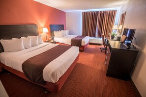 Standard Room, 2 Queen Beds | Desk, blackout drapes, iron/ironing board, free WiFi - 316 Hotel (Wichita)