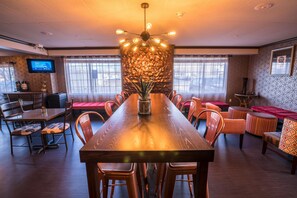 Sala de estar en el lobby