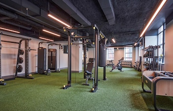 Fitness center at The Dagny Boston