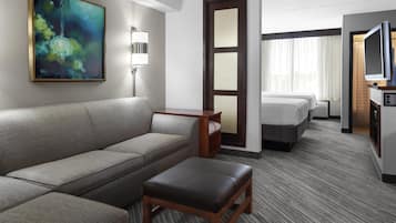 Hypo-allergenic bedding, pillow-top beds, minibar, desk