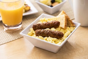 Gratis morgenmadsbuffet hver dag