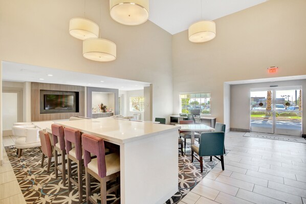 Sala de estar en el lobby