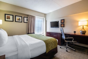 Room, 1 King Bed, Non Smoking | 1 bedroom, hypo-allergenic bedding, desk, laptop workspace
