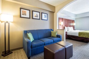 Suite, 2 Double Beds, Non Smoking | Hypo-allergenic bedding, desk, laptop workspace, blackout curtains