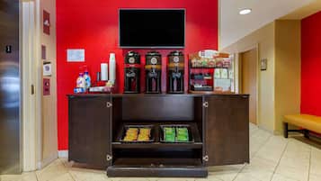 Free daily on-the-go breakfast
