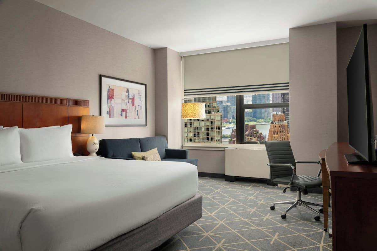 Premium bedding, pillow-top beds, in-room safe, desk