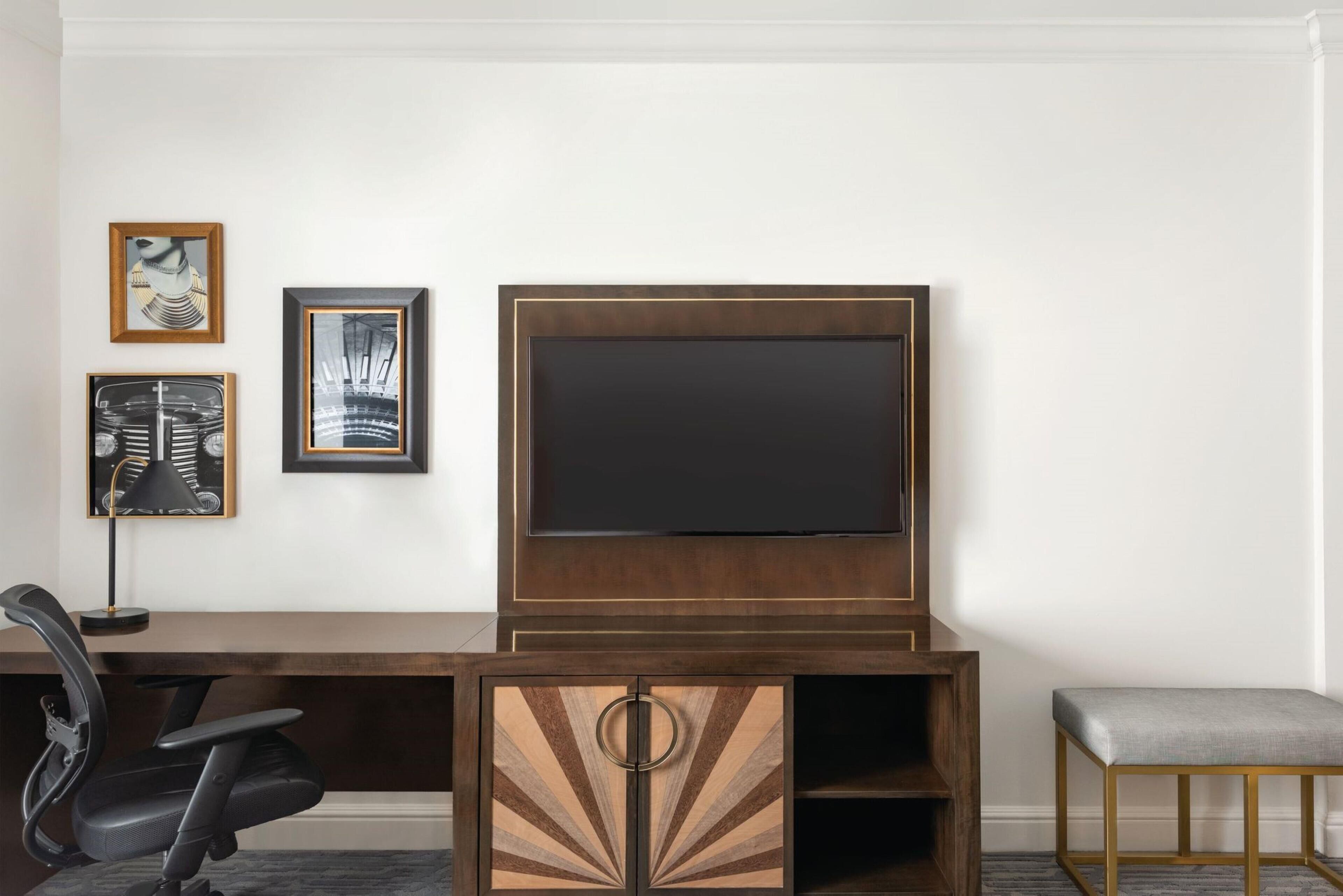 In-room safe, desk, laptop workspace, blackout drapes