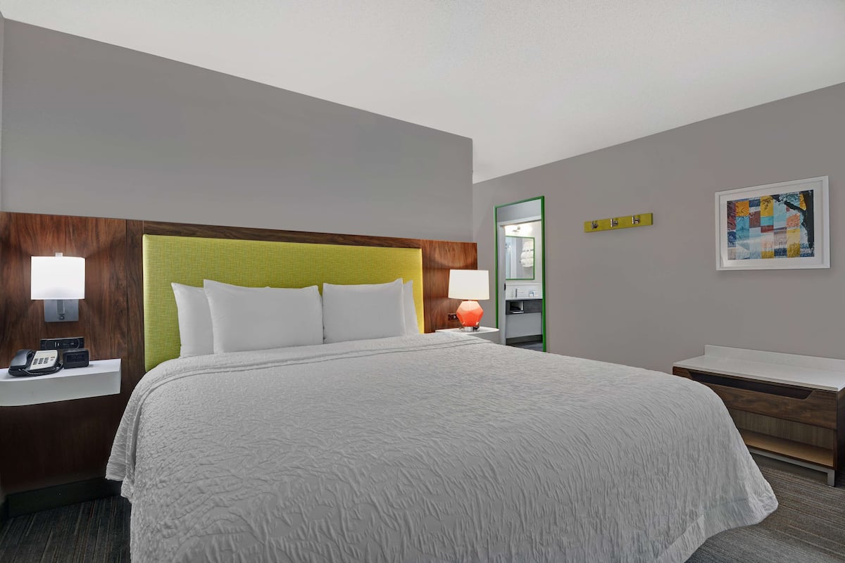 In-room safe, desk, laptop workspace, blackout drapes