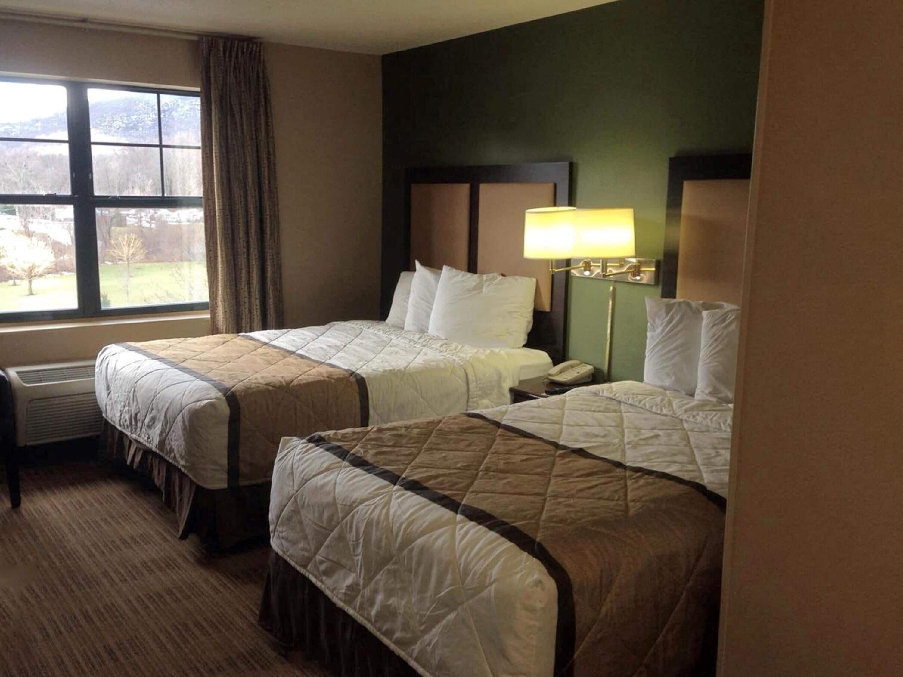 Room, 2 Queen Beds, Non Smoking, Kitchen | Desk, iron/ironing board, free WiFi, bed sheets