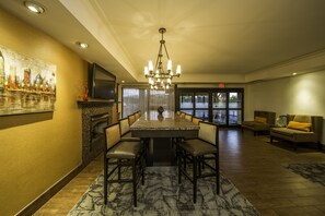 Lobby sitting area