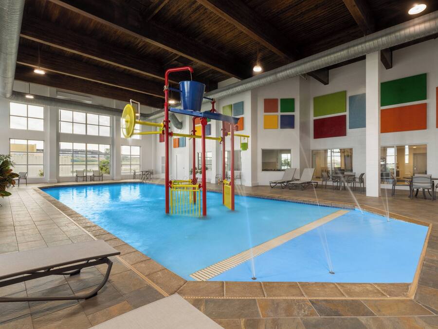 Indoor pool, open 7:00 AM to 11:00 PM, sun loungers