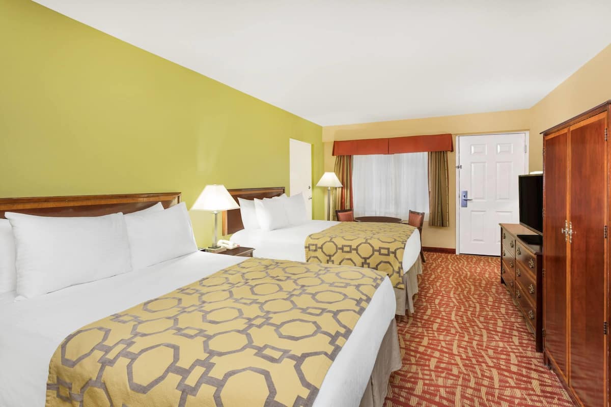 Room, 2 Queen Beds, Accessible, Non Smoking | Iron/ironing board, cribs/infant beds, free WiFi, bed sheets