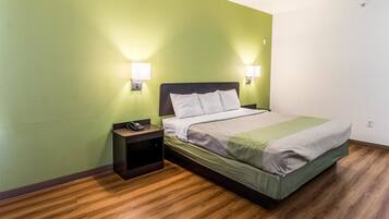 Desk, WiFi (free), bed sheets