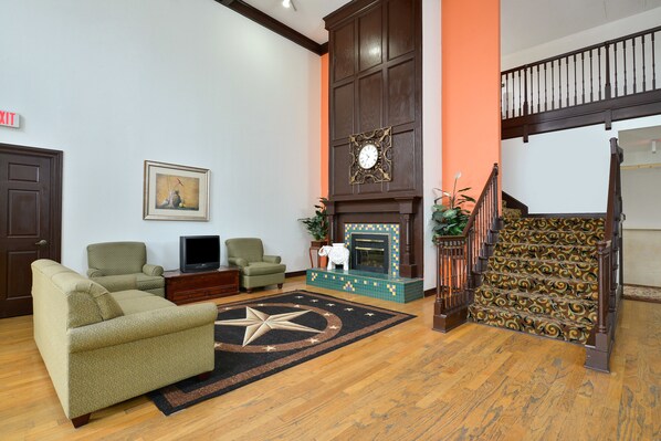 Sitteområde i lobbyen