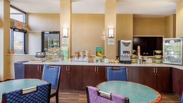 Free daily buffet breakfast