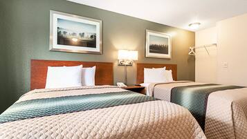 Standard Studio, 2 Queen Beds, Non Smoking | Free WiFi, bed sheets