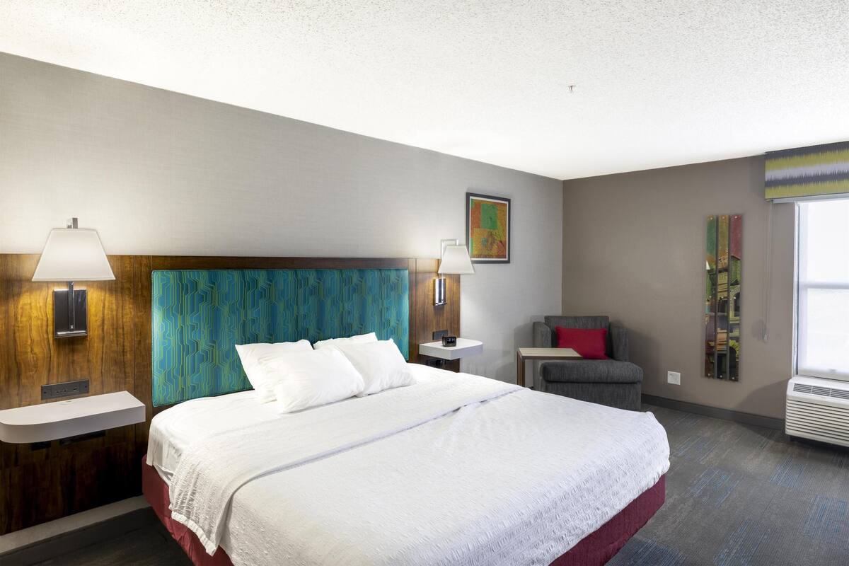 In-room safe, desk, iron/ironing board, WiFi (free)