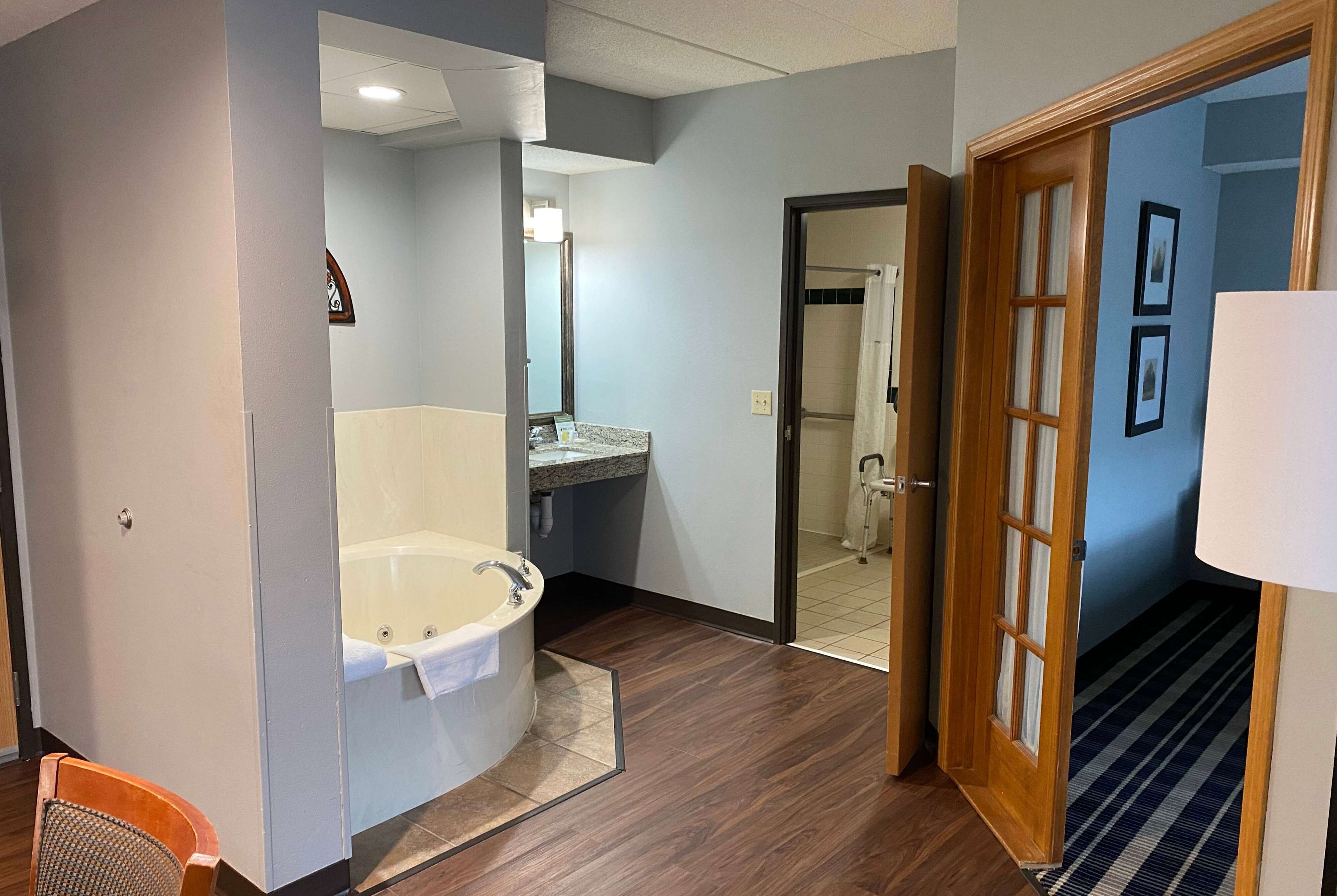 blackout curtains, soundproofing, iron/ironing board