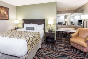 In-room safe, desk, blackout curtains, iron/ironing board