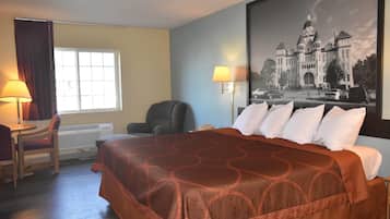 Desk, iron/ironing board, cribs/infant beds, rollaway beds