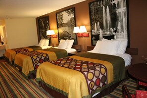 Studio Suite, Multiple Beds, Non Smoking (3 Full Beds) | Desk, iron/ironing board, free cots/infant beds, rollaway beds - Super 8 by Wyndham Dublin (Dublin)