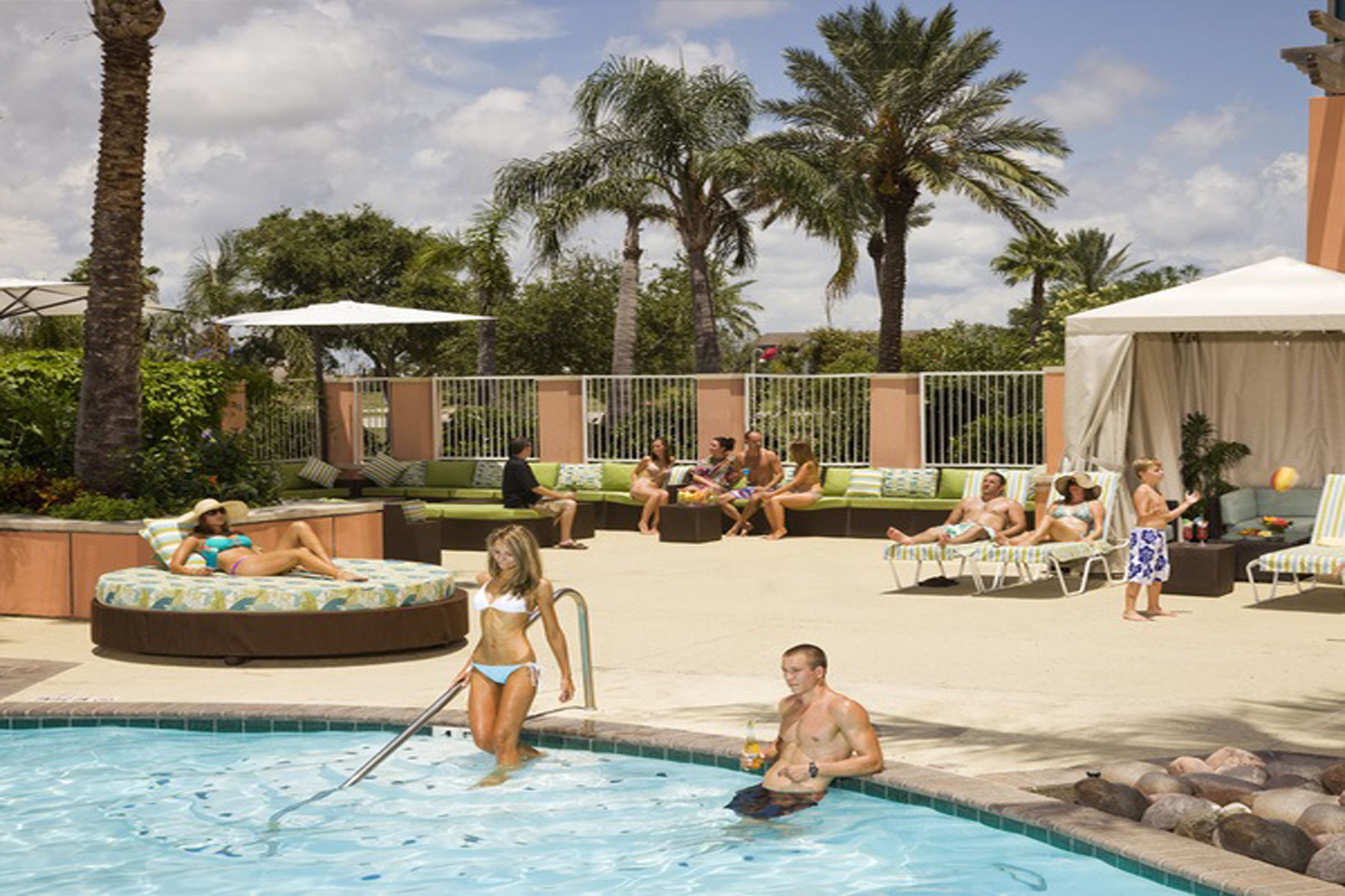 Indoor pool, outdoor pool, pool cabanas (surcharge), pool umbrellas