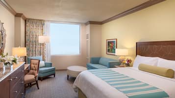 Premium bedding, pillowtop beds, in-room safe, desk