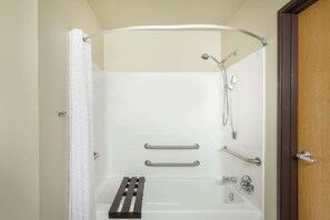 Room, 1 Queen Bed, Accessible, Non Smoking (Mobility) | Bathroom