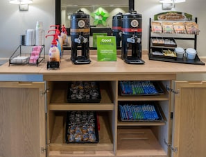 Free daily on-the-go breakfast
