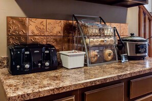 Free daily on-the-go breakfast