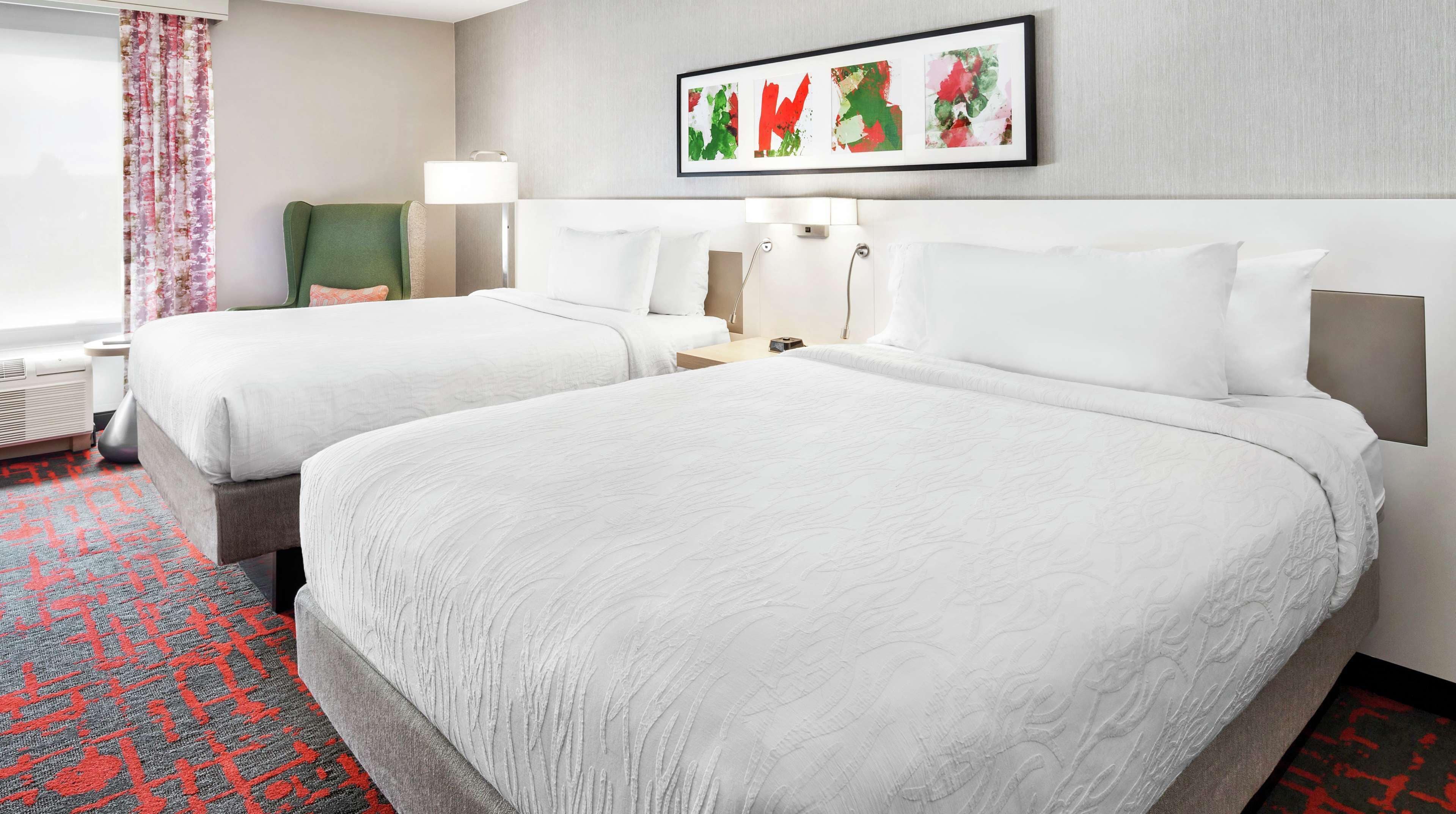 premium bedding, select comfort beds, in-room safe, desk