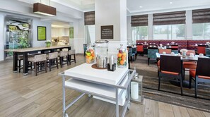 Daily buffet breakfast for a fee
