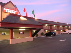 Front of property – evening/night
