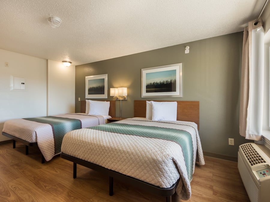 Desk, blackout curtains, free WiFi, bed sheets