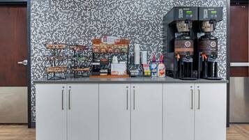 Free daily on-the-go breakfast