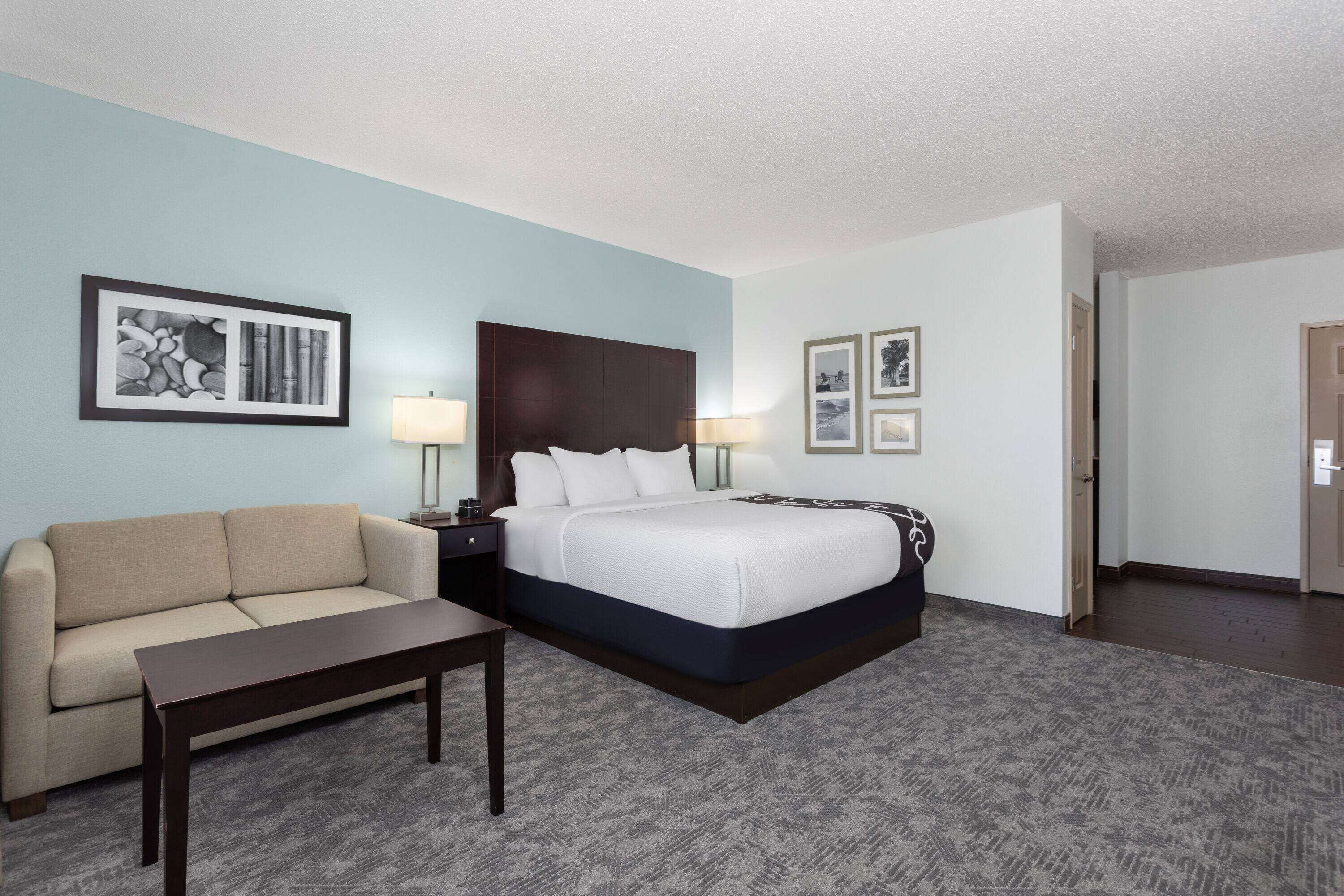 Room, 1 King Bed (Various Views) | Premium bedding, desk, blackout drapes, iron/ironing board