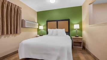 Desk, iron/ironing board, WiFi (free), bed sheets